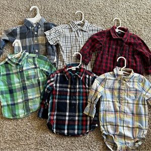 Baby boy 12-18 month button downs
